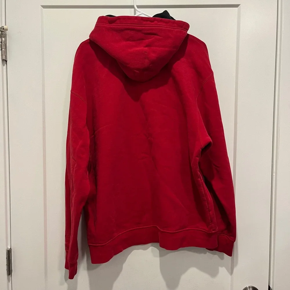 Jordan Jumpman Mens Red Graphic Pullover Hoodie Sweatshirt Large